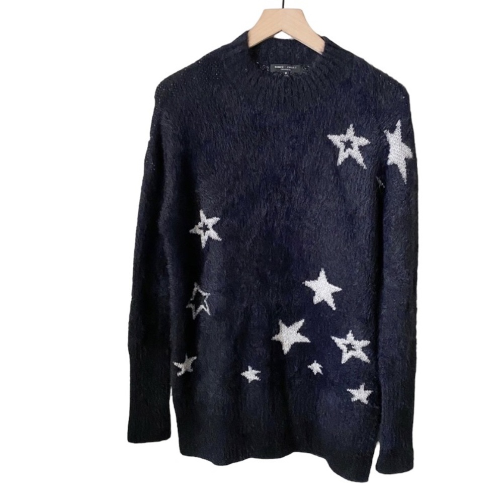 STARRY NIGHT SWEATER Black/white Sweater Pullover